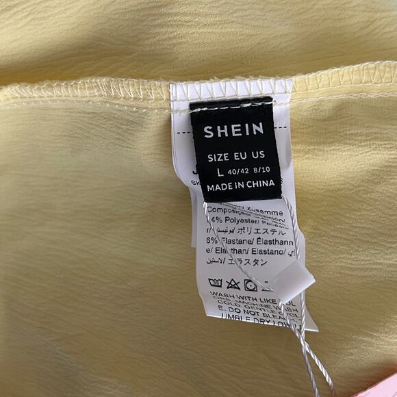 SHEIN MOD Solid Ruched Bust Lace-Up Cami Maxi Dress - Picture 11 of 14